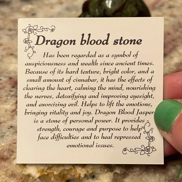 Artistone Gem Dragon Blood Stone Skull Crystal - Picture 6 of 7